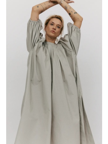 βαμβακερό φόρεμα muuv. buffle 100% βαμβάκι