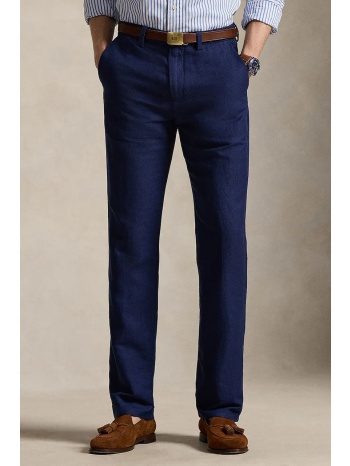 παντελόνι με προσθήκη λινού polo ralph lauren 62% λινό, 38%