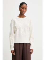 πουλόβερ με προσθήκη μαλλιού morgan 66% πολυεστέρας, 15% πολυαμίδιο, 11% ακρυλικό, 5% μαλλί, 3% ελασ