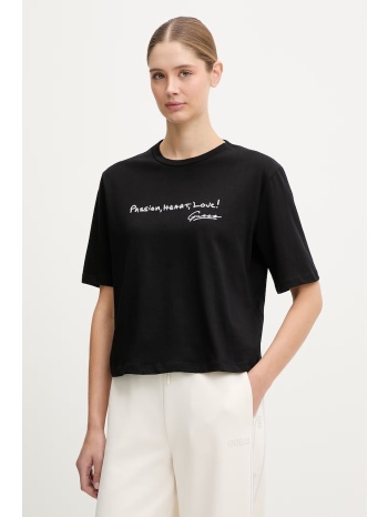 βαμβακερό μπλουζάκι guess sophie 100% βαμβάκι