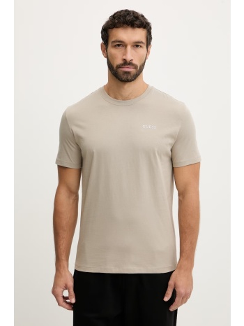 βαμβακερό μπλουζάκι guess marzio 100% βαμβάκι