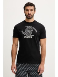 βαμβακερό μπλουζάκι guess kele 100% βαμβάκι
