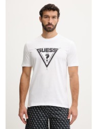 βαμβακερό μπλουζάκι guess luta 100% βαμβάκι