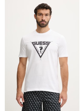 βαμβακερό μπλουζάκι guess luta 100% βαμβάκι