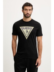 βαμβακερό μπλουζάκι guess luta 100% βαμβάκι