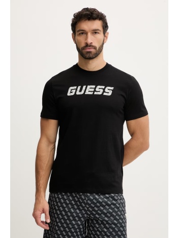 βαμβακερό μπλουζάκι guess maska 100% βαμβάκι