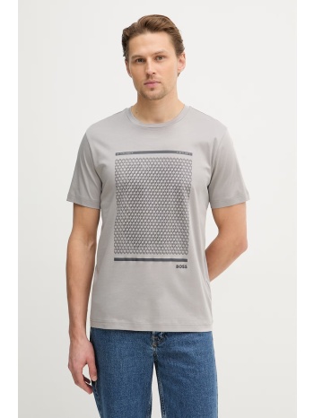 βαμβακερό μπλουζάκι boss green ts_tour print 100% βαμβάκι