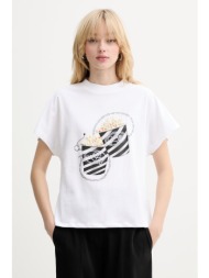 βαμβακερό μπλουζάκι guess 100% βαμβάκι