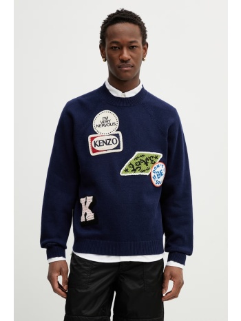 πουλόβερ με προσθήκη μαλλιού kenzo 70% βαμβάκι, 30% μαλλί