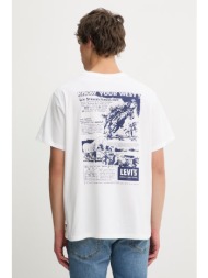 βαμβακερό μπλουζάκι levi`s ss relaxed fit 100% βαμβάκι