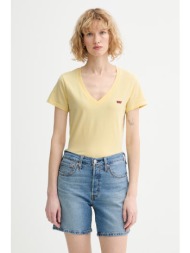 βαμβακερό μπλουζάκι levi`s lse_perfect vneck 100% βαμβάκι