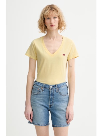 βαμβακερό μπλουζάκι levi`s lse_perfect vneck 100% βαμβάκι