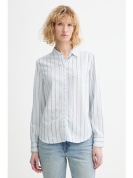 πουκάμισο με μείγμα από λινό levi`s new classic fit bw 50% βισκόζη, 40% βαμβάκι, 10% λινό