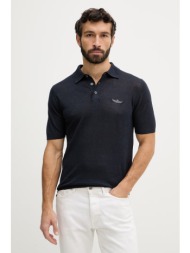 λινό πόλο aeronautica militare 100% λινό