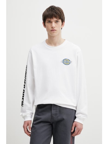 βαμβακερή μπλούζα με μακριά μανίκια dickies 100% βαμβάκι