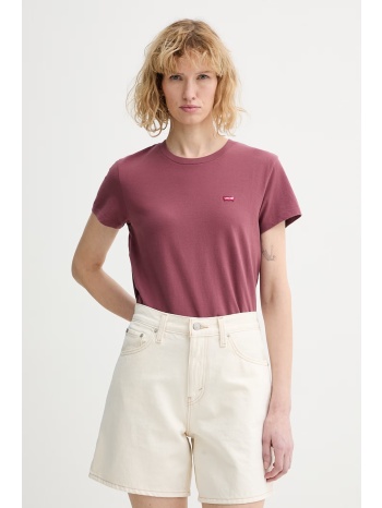 βαμβακερό μπλουζάκι levi`s perfect 100% βαμβάκι