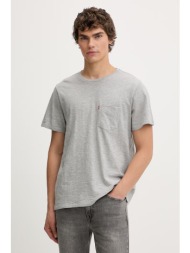 βαμβακερό μπλουζάκι levi`s ss classic pocket 100% βαμβάκι