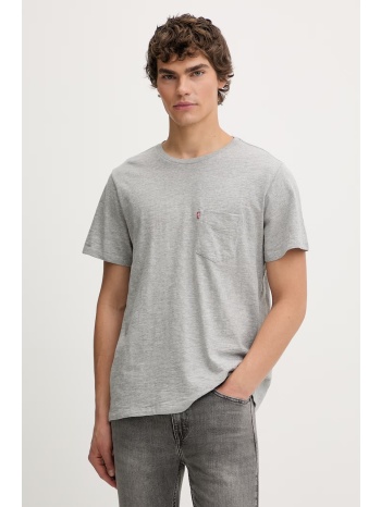 βαμβακερό μπλουζάκι levi`s ss classic pocket 100% βαμβάκι