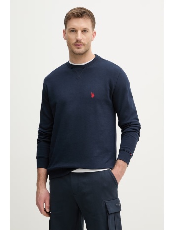 μπλούζα u.s. polo assn. dhm lb crew 80% βαμβάκι, 20%