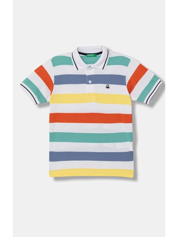 united colors of benetton πόλο παιδικό βαμβακερό ολόκληρο