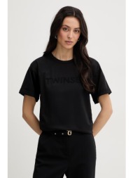 twinset t-shirt γυναικείο βαμβακερό ολόκληρο το προϊόν: 100% βαμβάκι