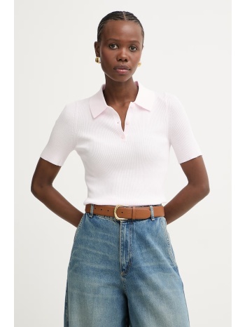 boss πόλο γυναικείο από βισκόζη feskus ολόκληρο το προϊόν