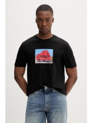 hugo t-shirt ανδρικό βαμβακερό dostino ολόκληρο το προϊόν: 100% βαμβάκι