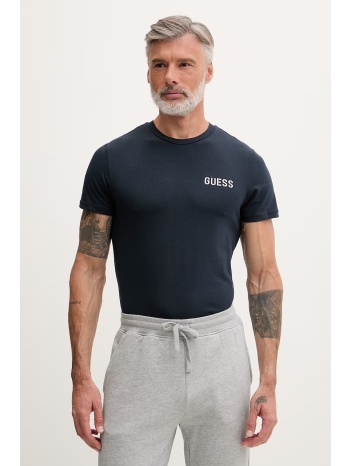 guess t-shirt ανδρικό βαμβακερό με ελαστάν andrew ολόκληρο