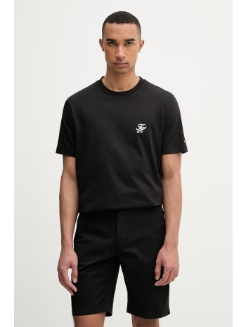 tommy hilfiger t-shirt basic ανδρικό βαμβακερό summer
