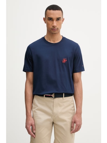tommy hilfiger t-shirt basic ανδρικό βαμβακερό summer