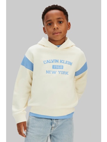 calvin klein jeans μπλούζα με κουκούλα παιδική βαμβακερή