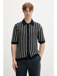 rag & bone πουλόβερ με κοντό μανίκι ανδρικό βαμβακερό υλικό 1: 100% βαμβάκι,υλικό 2: 80% βισκόζη 20%