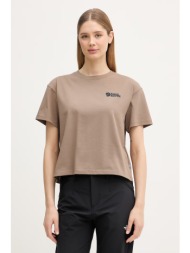 fjallraven t-shirt αθλητικό γυναικείο βαμβακερό forest walk ολόκληρο το προϊόν: 100% βαμβάκι