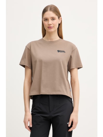 fjallraven t-shirt αθλητικό γυναικείο βαμβακερό forest walk