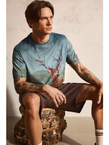 medicine t-shirt ανδρικό βαμβακερό με ελαστάν κύριο υλικό