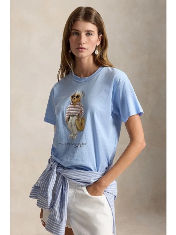 polo ralph lauren t-shirt basic γυναικείο βαμβακερό vntg