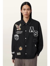 allsaints πουκάμισο ανδρικό με βαμβάκι soundman υλικό βάσης: 63% βαμβάκι 37% πολυαμίδιο,φόδρα: 100% 