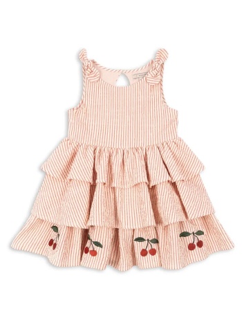 konges sløjd καλοκαιρινό βαμβακερό φόρεμα ellie dress gots