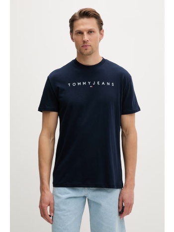 tommy jeans t-shirt ανδρικό βαμβακερό ολόκληρο το προϊόν