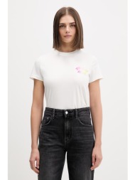 tommy jeans t-shirt γυναικείο βαμβακερό ολόκληρο το προϊόν: 100% βαμβάκι