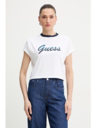 guess t-shirt γυναικείο βαμβακερό ολόκληρο το προϊόν: 100% βαμβάκι