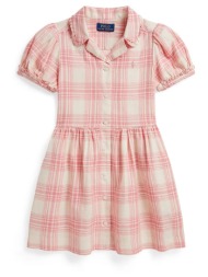 polo ralph lauren φόρεμα babydoll με λινό ολόκληρο το προϊόν: 56% λινό 44% βαμβάκι