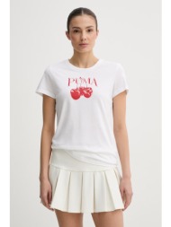 puma t-shirt γυναικείο βαμβακερό graphic ολόκληρο το προϊόν: 80% βαμβάκι 20% πολυεστέρας