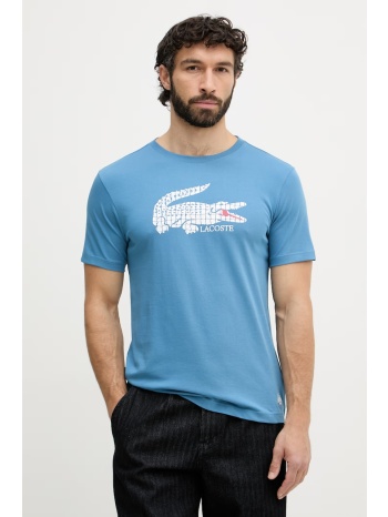 lacoste t-shirt ανδρικό βαμβακερό υλικό βάσης 75% βαμβάκι