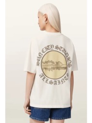 allsaints t-shirt γυναικείο βαμβακερό sun υλικό βάσης: 100% βαμβάκι