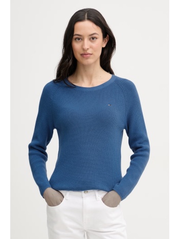 tommy hilfiger πουλόβερ γυναικείο βαμβακερό ολόκληρο το