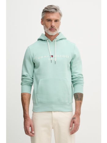 tommy hilfiger μπλούζα με κουκούλα ανδρική με βαμβάκι
