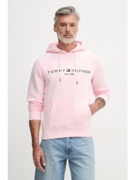 tommy hilfiger μπλούζα με κουκούλα ανδρική με βαμβάκι ολόκληρο το προϊόν: 64% βαμβάκι 36% πολυεστέρα