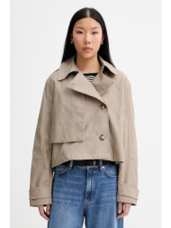 rag & bone κοντή καμπαρντίνα γυναικεία βαμβακερή jamie ολόκληρο το προϊόν: 100% βαμβάκι