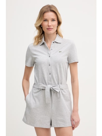lacoste ολόσωμη φόρμα γυναικεία από βαμβάκι με ελαστάν
